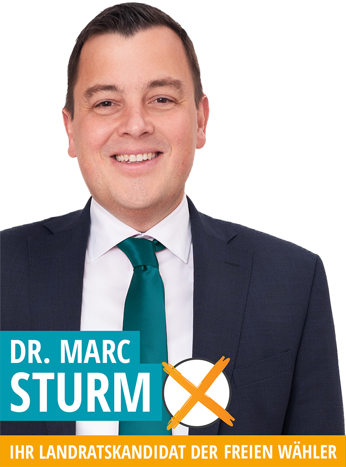 Dr. Marc Sturm, Landratskandidat Aichach-Friedberg